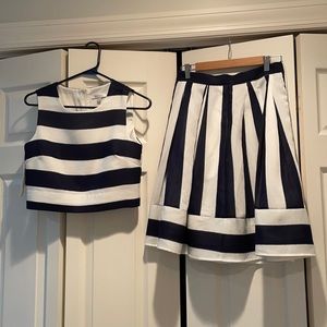 Lucy Paris matching skirt and crop